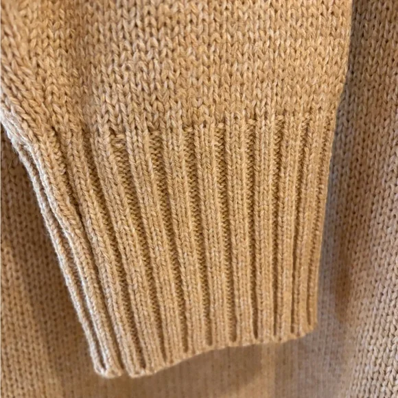 Women’s high neck Tan Sweater/Sweater Dress - Picture 7 of 9